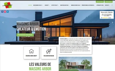 Maisons Arbor dévoile son nouveau site internet, créé par l’agence SLCOM